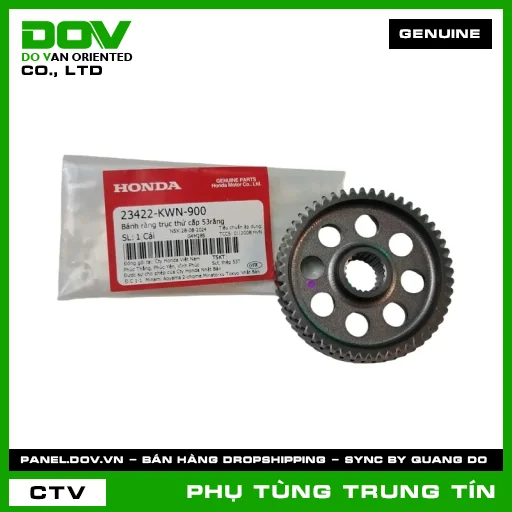 BÁNH RĂNG TRỤC THỨ CẤP 53RĂNG | 23422-KWN-900 | HONDA (AIR BLADE 125, PCX, PCX 125, SH 125/150, SH MODE) — 23422KWN900