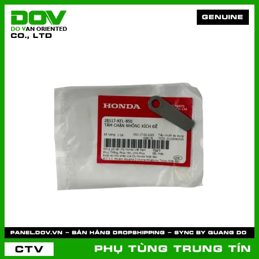TẤM CHẶN NHÔNG XÍCH ĐỀ | 28117-KFL-850 | HONDA (SUPER DREAM, WAVE 100, WAVE ALPHA) — 28117KFL850