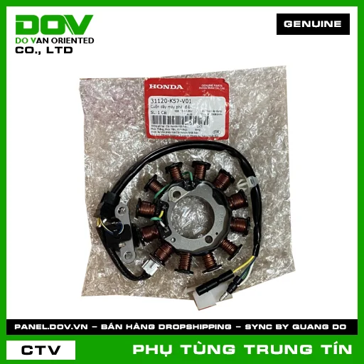 CUỘN DÂY MÁY PHÁT ĐIỆN | 31120-K57-V01 | HONDA (BLADE 110) — 31120K57V01