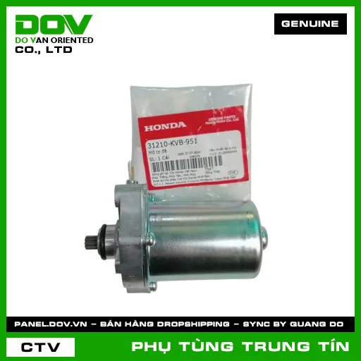MÔ TƠ ĐỀ | 31210-KVB-951 | HONDA (AIR BLADE 110, CLICK 110, VISION 110) — 31210KVB951