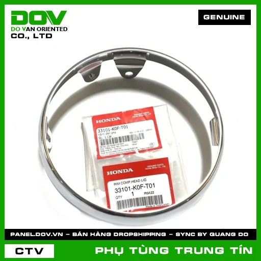 VÀNH ĐÈN PHA | 33101-K0F-T01 | HONDA (MONKEY) — 33101K0FT01