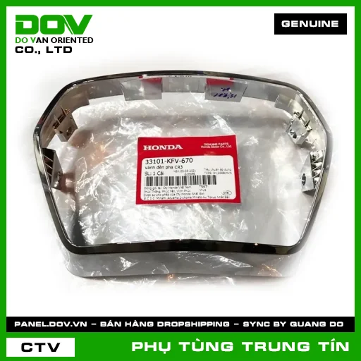 VÀNH ĐÈN PHA CR3 | 33101-KFV-670 | HONDA — 33101KFV670