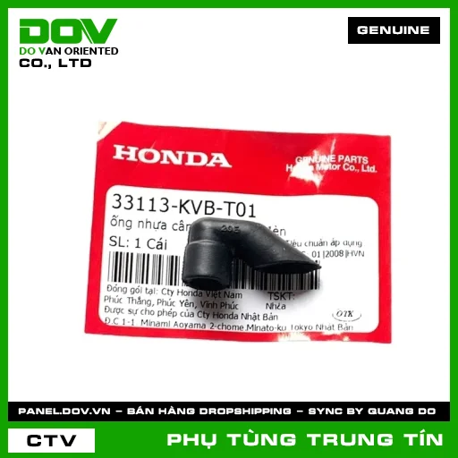 ỐNG NHỰA CÂN BẰNG NHIỆT ĐÈN | 33113-KVB-T01 | HONDA (AIR BLADE 110, AIR BLADE 125, FUTURE 125, PCX, WAVE RSX 110) — 33113KVBT01