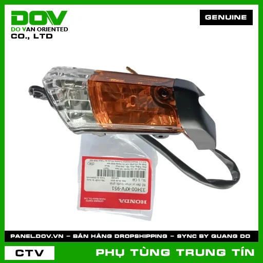 BỘ ĐÈN XI NHAN TRƯỚC PHẢI | 33400-KFV-951 | HONDA (SUPER DREAM) — 33400KFV951