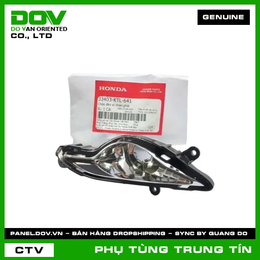 CHÓA ĐÈN XI NHAN PHẢI | 33403-KTL-641 | HONDA (WAVE 100, WAVE ALPHA, WAVE ALPHA 110, WAVE RSX 110) — 33403KTL641