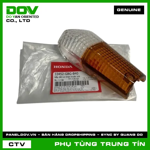 NẮP ĐÈN XI NHAN TRƯỚC TRÁI | 33452-GBG-B40 | HONDA — 33452GBGB40