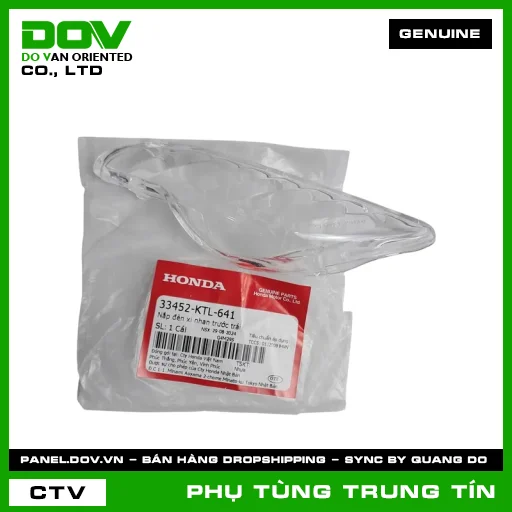NẮP ĐÈN XI NHAN TRƯỚC TRÁI | 33452-KTL-641 | HONDA (WAVE 100, WAVE ALPHA, WAVE ALPHA 110, WAVE RSX 110) — 33452KTL641