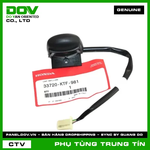 BỘ ĐÈN SOI BIỂN SỐ | 33720-KTF-981 | HONDA — 33720KTF981