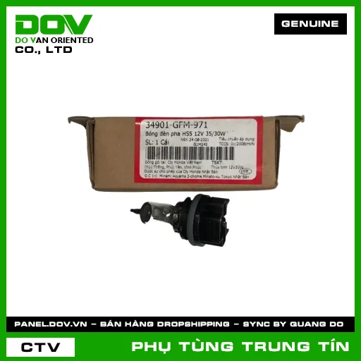 BÓNG ĐÈN PHA HS5 12V 35/30W | 34901-GFM-971 | HONDA (LEAD 110, PCX) — 34901GFM971