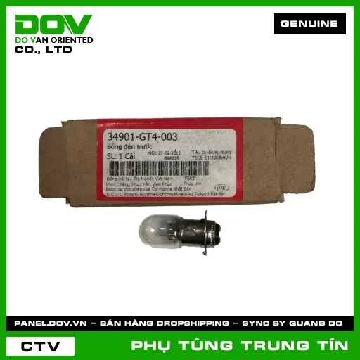 BÓNG ĐÈN TRƯỚC | 34901-GT4-003 | HONDA (SUPER DREAM) — 34901GT4003