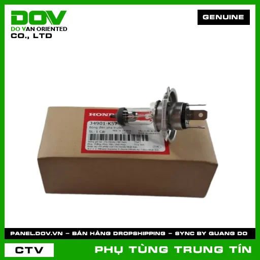 BÓNG ĐÈN PHA TRƯỚC | 34901-K57-V01 | HONDA (BLADE 110, FUTURE 125, LEAD 125, VISION 110, WAVE ALPHA 110, WAVE RSX 110) — 34901K57V01