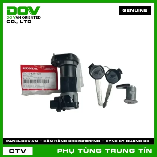 BỘ KHÓA ĐIỆN | 35010-K89-V00 | HONDA (BLADE 110, WAVE ALPHA 110, WAVE RSX 110) — 35010K89V00