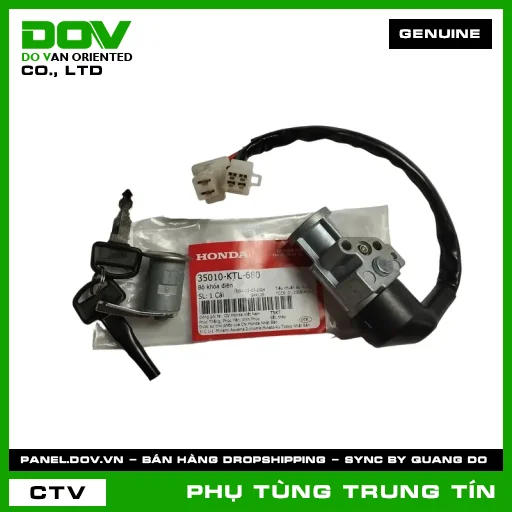 BỘ KHÓA ĐIỆN | 35010-KTL-680 | HONDA (WAVE 100, WAVE ALPHA) — 35010KTL680