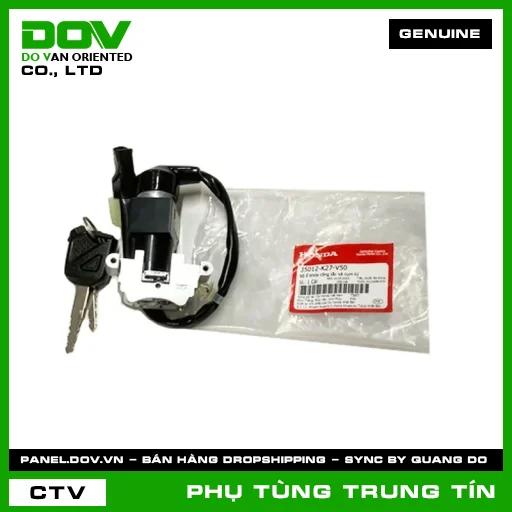 BỘ Ổ KHÓA CÔNG TẮC VÀ CỤM TỪ | 35012-K27-V50 | HONDA (AIR BLADE 125) — 35012K27V50
