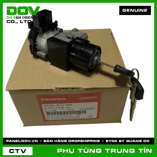 BỘ KHÓA CÔNG TẮC MÁY | 35101-K12-V01 | HONDA (LEAD 125) — 35101K12V01
