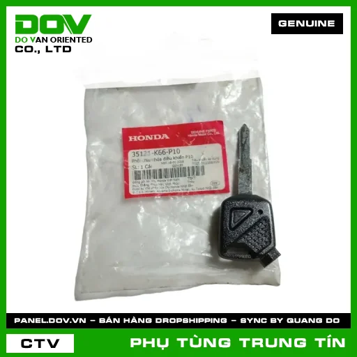 PHÔI CHÌA KHÓA ĐIỀU KHIỂN P10 | 35121-K66-P10 | HONDA — 35121K66P10