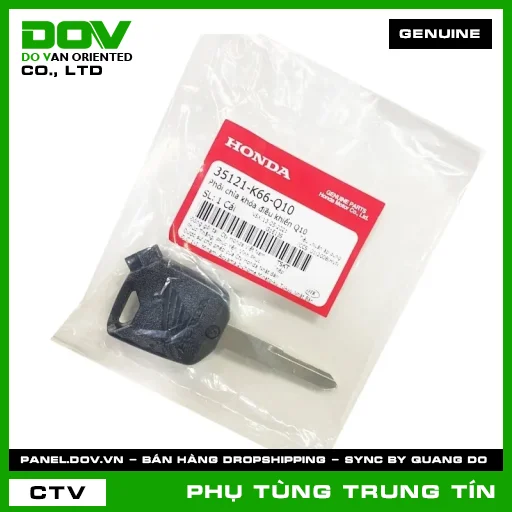 PHÔI CHÌA KHÓA ĐIỀU KHIỂN Q10 | 35121-K66-Q10 | HONDA — 35121K66Q10