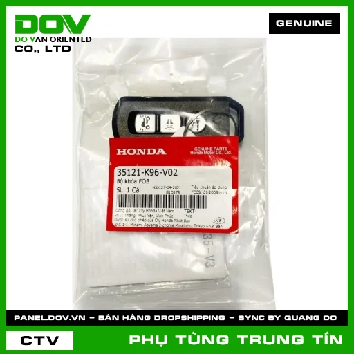 BỘ KHÓA FOB | 35121-K96-V02 | HONDA — 35121K96V02
