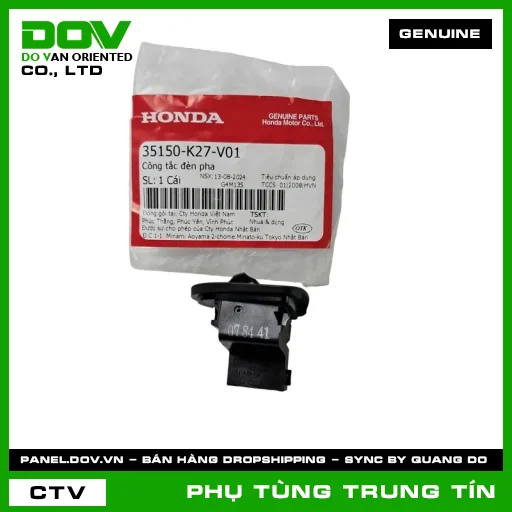 CÔNG TẮC ĐÈN PHA | 35150-K27-V01 | HONDA (AIR BLADE 125) — 35150K27V01
