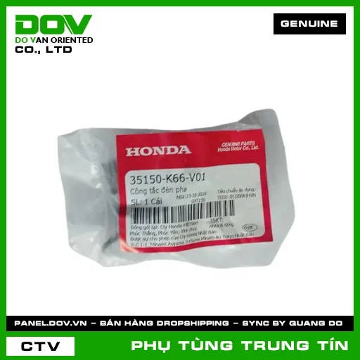 CÔNG TẮC ĐÈN PHA | 35150-K66-V01 | HONDA (AIR BLADE 125, SH 125/150) — 35150K66V01