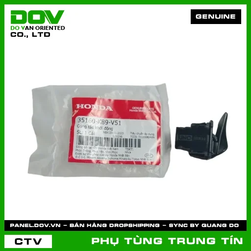 CÔNG TẮC KHỞI ĐỘNG | 35160-K89-V51 | HONDA (AIR BLADE 125/160, WAVE ALPHA 110) — 35160K89V51