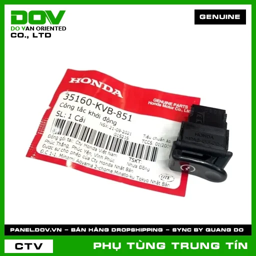 CÔNG TẮC KHỞI ĐỘNG | 35160-KVB-851 | HONDA (AIR BLADE 110, WAVE 100) — 35160KVB851