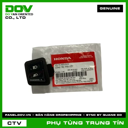 CÔNG TẮC PHA CỐT | 35170-KFG-013 | HONDA (SH 125/150) — 35170KFG013