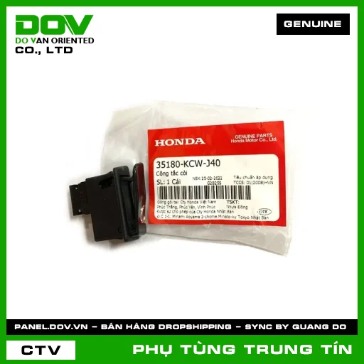 CÔNG TẮC CÒI | 35180-KCW-J40 | HONDA — 35180KCWJ40