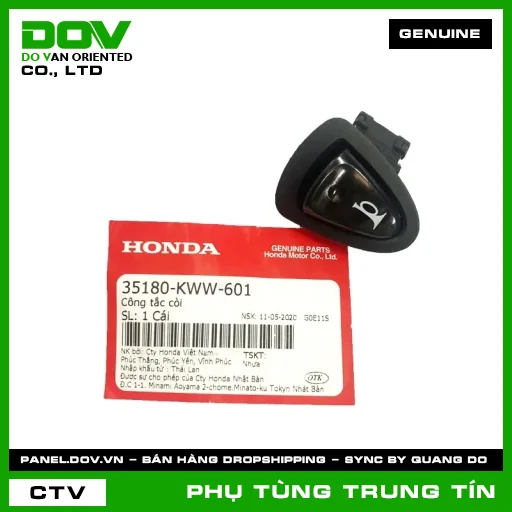 CÔNG TẮC CÒI | 35180-KWW-601 | HONDA — 35180KWW601