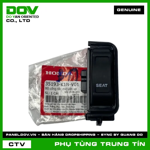 BỘ CÔNG TẮC MỞ YÊN XE | 35193-K1N-V01 | HONDA (SH 350, SH MODE, VARIO 160, WINNER R, WINNER X) — 35193K1NV01