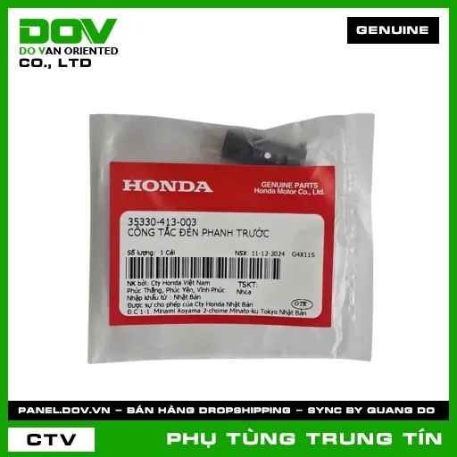 CÔNG TẮC ĐÈN PHANH TRƯỚC | 35330-413-003 | HONDA (CB250 NIGHTHAWK, CB300R, WINNER 150, WINNER R, WINNER X) — 35330413003