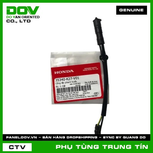 CÔNG TẮC PHANH TRƯỚC | 35340-K27-V01 | HONDA (AIR BLADE 125, AIR BLADE 125/150, AIR BLADE 125/160, ICON E, LEAD 125, VARIO 160) — 35340K27V01