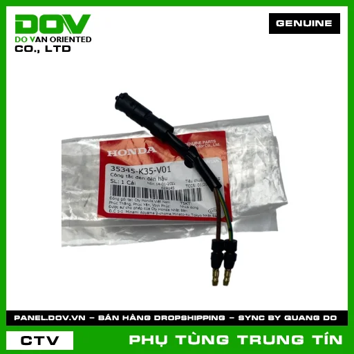 CÔNG TẮC ĐÈN ĐÈN HẬU | 35345-K35-V01 | HONDA (AIR BLADE 125/150, AIR BLADE 125/160, PCX, PCX 125, PCX 125/150) — 35345K35V01