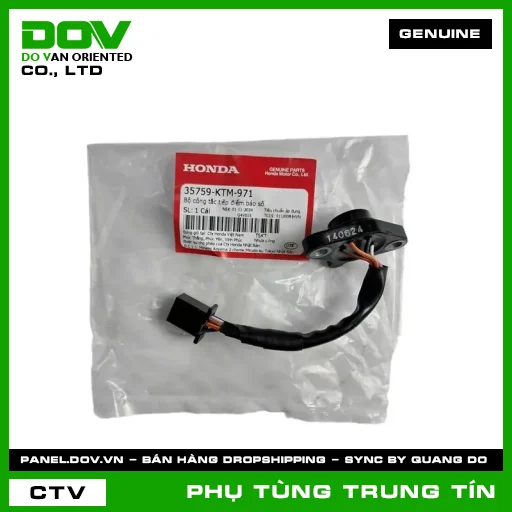 BỘ CÔNG TẮC TIẾP ĐIỂM BÁO SỐ | 35759-KTM-971 | HONDA (FUTURE NEO) — 35759KTM971