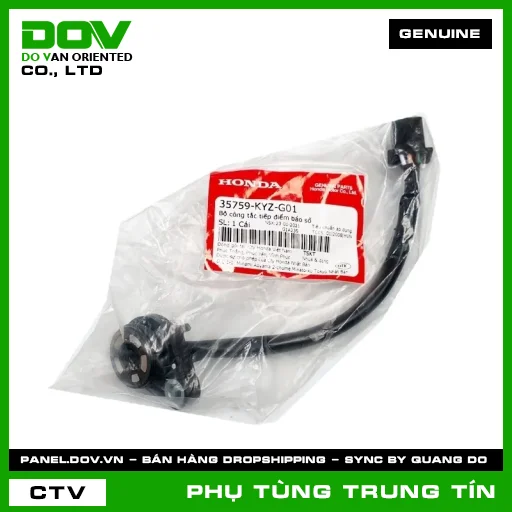 BỘ CÔNG TẮC TIẾP ĐIỂM BÁO SỐ | 35759-KYZ-G01 | HONDA (FUTURE 125) — 35759KYZG01