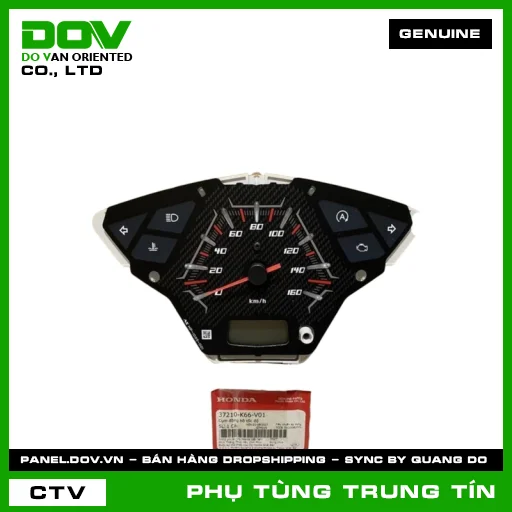 CỤM ĐỒNG HỒ TỐC ĐỘ | 37210-K66-V01 | HONDA (AIR BLADE 125) — 37210K66V01