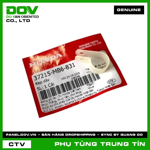 KẸP DÂY | 37215-MB6-831 | HONDA (AIR BLADE 110, BLADE 110, VISION 110, WAVE ALPHA, WAVE RSX 110) — 37215MB6831