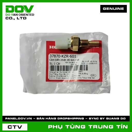 CẢM BIẾN NHIỆT ĐỘ LÀM MÁT | 37870-KZR-601 | HONDA (ADV350, AIR BLADE 125, AIR BLADE 125/150, CB150R, CB500F, CB500X, CB650R, CBR500R, CBR650R, LEAD 125, NX500, PCX, PCX 125, PCX 125/150, REBEL 500, SH 350, SH MODE) — 37870KZR601
