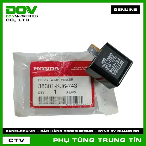 RƠ LE XI NHAN | 38301-KJ6-743 | HONDA (CB250 NIGHTHAWK, PCX) — 38301KJ6743