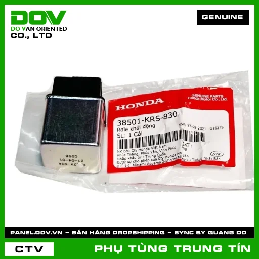 RƠLE KHỞI ĐỘNG | 38501-KRS-830 | HONDA — 38501KRS830
