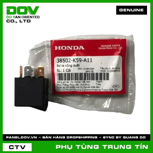 RƠ LE CÔNG SUẤT | 38502-K59-A11 | HONDA (AIR BLADE 125, AIR BLADE 125/150, AIR BLADE 125/160, VARIO 160) — 38502K59A11