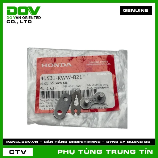 KHỚP NỐI XÍCH TẢI | 40531-KWW-B21 | HONDA (BLADE 110, DREAM 110, FUTURE 125, WAVE ALPHA 110, WAVE RSX 110) — 40531KWWB21