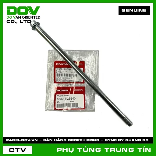 TRỤC BÁNH XE SAU | 42301-K26-900 | HONDA (MSX 125) — 42301K26900