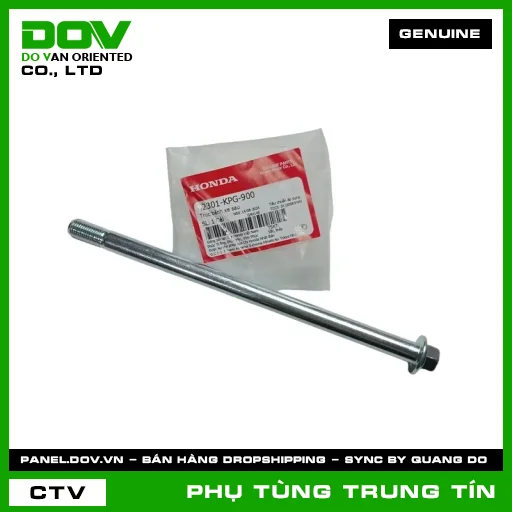 TRỤC BÁNH XE SAU | 42301-KPG-900 | HONDA (FUTURE NEO, WAVE 100, WAVE ALPHA) — 42301KPG900