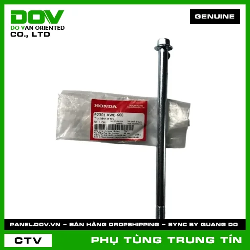 TRỤC BÁNH XE SAU | 42301-KWB-600 | HONDA (WAVE RSX 110) — 42301KWB600