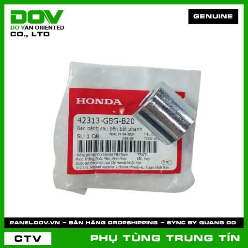 BẠC BÁNH SAU BÊN BÁT PHANH | 42313-GBG-B20 | HONDA (BLADE 110, DREAM 110, FUTURE 125, FUTURE NEO, WAVE 100, WAVE ALPHA, WAVE ALPHA 110, WAVE RSX 110) — 42313GBGB20