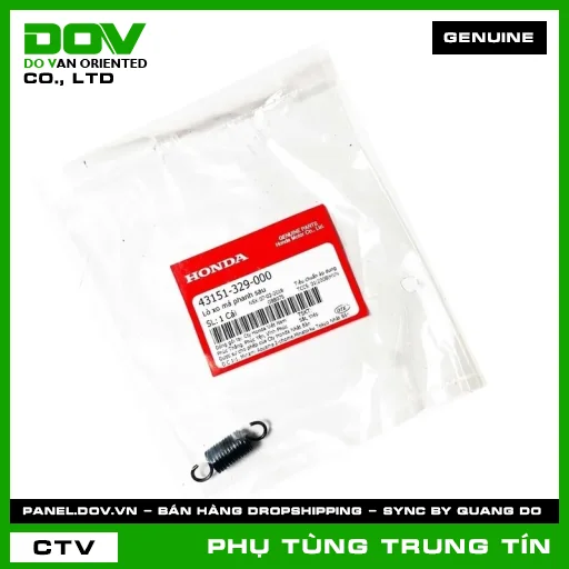 LÒ XO MÁ PHANH SAU | 43151-329-000 | HONDA (AIR BLADE 110, AIR BLADE 125, AIR BLADE 125/150, AIR BLADE 125/160, CB250 NIGHTHAWK, CLICK 110, LEAD 110, LEAD 125, PCX, PCX 125, PCX 125/150, SH 125/150, SH MODE, VARIO 160, VISION 110) — 43151329000