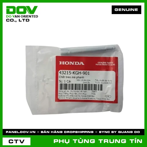 CHỐT TREO MÁ PHANH | 43215-KGH-901 | HONDA (CB150R, CB300R, CB350 H'NESS, MSX 125, WINNER 150, WINNER R, WINNER X) — 43215KGH901