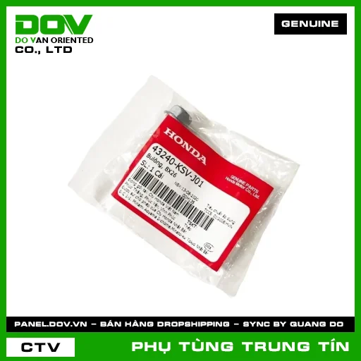 BULÔNG, 8X26 | 43240-KSV-J01 | HONDA (ADV350, PCX 160, SH 125/150, SH 125/160, SH 350, VARIO 160) — 43240KSVJ01