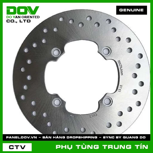 ĐĨA PHANH SAU | 43251-K40-F01 | HONDA — 43251K40F01